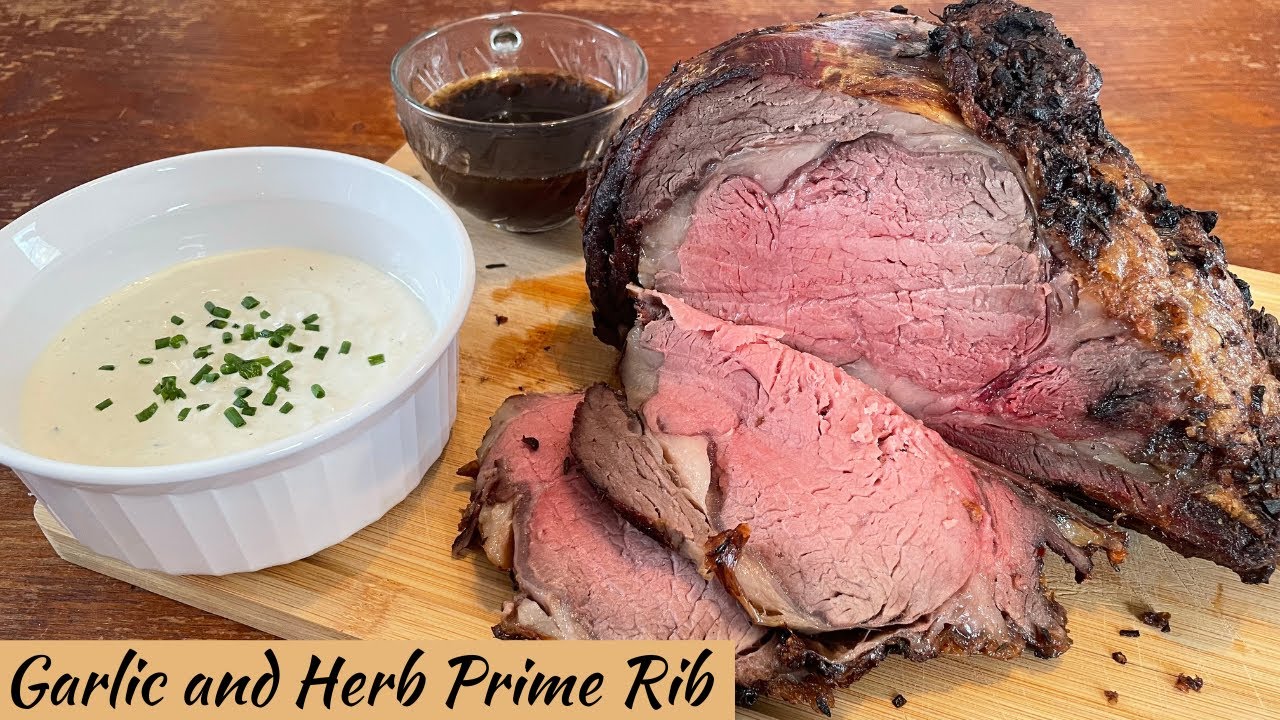 Garlic & Herb Prime Rib - YouTube