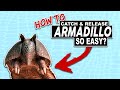 HOW TO CATCH An ARMADILLO...SO EASY? See How I trap and Release an Armadillo At My Home!