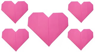 How To Make Origami Heart Easy For Beginners |Make Easy Origami
