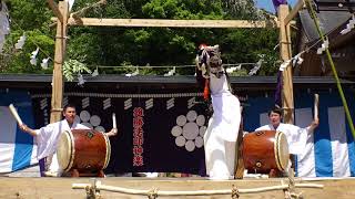 ２０１９葉山神社祭雄勝法印神楽奉納「初矢」