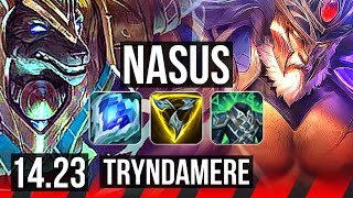 NASUS vs TRYNDAMERE (TOP) | VN Challenger | 14.23