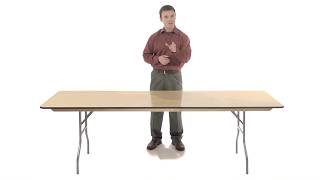 8 ft Rectangle Plywood Tables