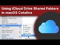 Using iCloud Drive Shared Folders in macOS Catalina