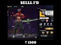 free fire id sell only 1500 rupees cobra mp14 evo max😈 and best bundle 💝 alokyt ffidsell