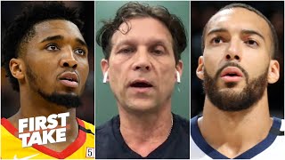 Quin Snyder addresses the relationship between Donovan Mitchell & Rudy Gobert | First Take