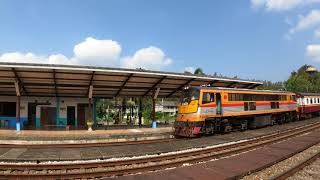 ขบวน 283 เข้าจอดสถานีรถไฟชุมทางศรีราชา #train