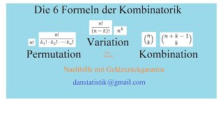 Video 1 Die 6 Formeln der Kombinatorik, die du unbedingt kennen musst