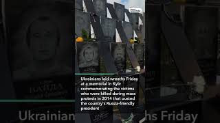 Ukrainians Remember Those Killed During Mass Protests in 2014
