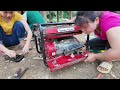Repair and restore 3kw generator. repair wood planer - 2 genius girl
