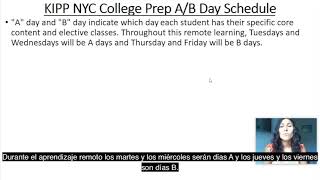 A/B Day Schedule - tutorial