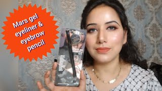 Mars gel eyeliner and eyebrow pencil| review