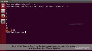 Ruby Range Operator Example