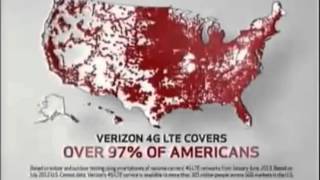 Verizon 4G LTE Coverage Commercial