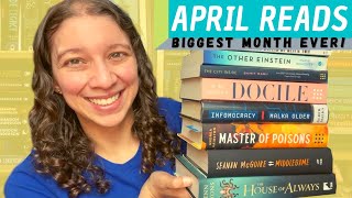 I have never read so much in one month! || April Wrap Up || 17 mini book reviews || May 2022 [CC]