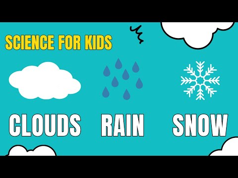 How are snow and rain formation similar?