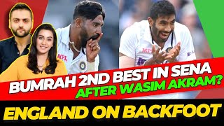 India puts England on BACKFOOT, Bumrah 2nd BEST in SENA After Wasim Akram IND vs ENG 5th Test Day 2