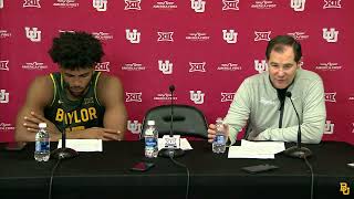 Baylor Basketball (M): Postgame at Utah | January 25, 2025