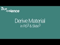Derive Material in RS3 and Slide3
