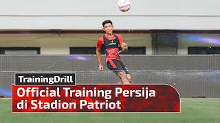 Persiapan Akhir Persija Jelang Hadapi Persib di Stadion Patriot | Official Training