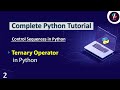 Ternary Operator in Programming | Ternary Operator in Python | Python Interview Questions & Answers