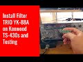 🔴 Install Filter YK-88A on Kenwood TS-430s and Testing | Ngebrik VLOG#30