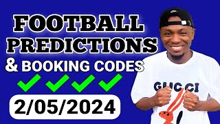 FOOTBALL PREDICTIONS TODAY 2/05/2024 SOCCER PREDICTIONS TODAY | BETTING TIPS , #footballpredictions
