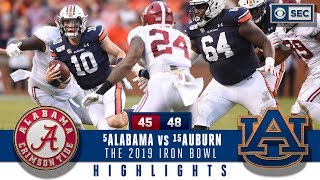 #5 Alabama vs #15 Auburn Highlights: Bama suffers HUGE loss in a wild 2019 Iron