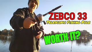 The Zebco 33 Telescopic Spincast Fishing Rod: Is it worth it? Review! $29 pole