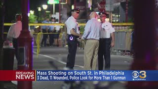 Police Searching For Gunmen After Mass Shooting On South Street Leaves 3 Dead, 11 Others Wounded