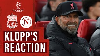 KLOPP'S REACTION: Liverpool 2-0 Napoli | Team performance, Nunez influence, Milner update