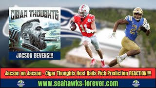 Jaxon Smith-Njigba AMAZING NFL DRAFT REACTION from Seahawks podcast host (he predicted the pick!)