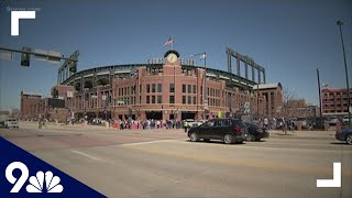 This is what it looked like at Rockies opening day