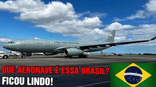 KC-30! NOVA AERONAVE DA FORÇA AÉREA BRASILEIRA DECOLA COM OS DETALHES DA NOVA PINTURA