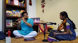 Srivathsa Pasumarthi (Bay Area) Flute,Urmika Balaji - Violin