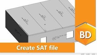 Save CLT model as SAT-file [Vertex BD for Cross-Laminated Timber]