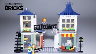 LEGO 31036 Creator 3-in-1 Toy & Grocery Shop with Post Office & Newsstand Speed Build