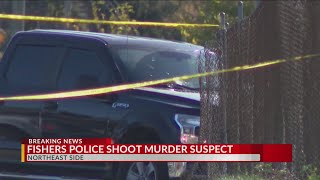 Fishers police officers shoot murder suspect while serving warrant in northeast Indy