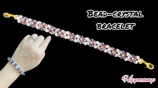 DIY Bead-Crystal Bracelet @HippoCraft