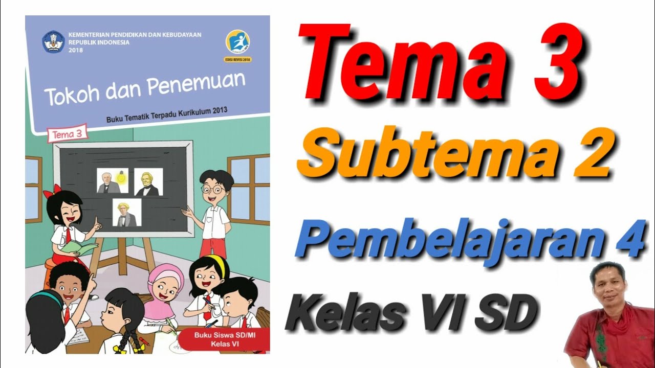 Kelas 6 Tema 3 Subtema 2 Pembelajaran 4 Tokoh Dan Penemuan - YouTube