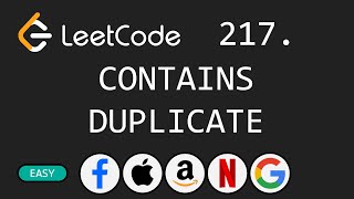 Contains Duplicate - Leetcode 217 - Python