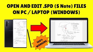 How To Open .SPD Files (Samsung S Note File) on Windows PC/Laptop