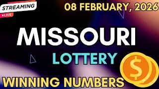 Missouri Midday Lottery Results For - 08 Feb, 2026 - Pick 3 - Pick 4 - Cash Pop - Lotto - Powerball