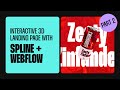 No code 3D websites with Spline + Webflow - Part 2 (Webflow)