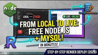 How to Deploy a Node.js App on Render With FREE MySQL Database (2026) | Step-by-Step Tutorial Guide