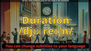 Duration meaning with 5 examples