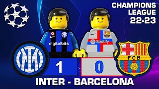 Inter vs Barcelona 1−0 • Champions League 2022/23 • All Goals & Hіghlіghts VAR in Lego Football
