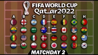 MATCHDAY 2 | FIFA World Cup Qatar 2022 Soccer Marble Simulation