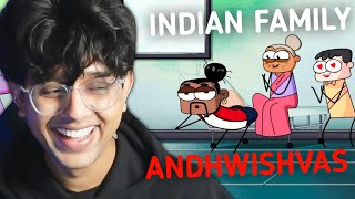 Rachitroo Reacts to INDIAN FAMILY and UNKE ADHWISHVAS