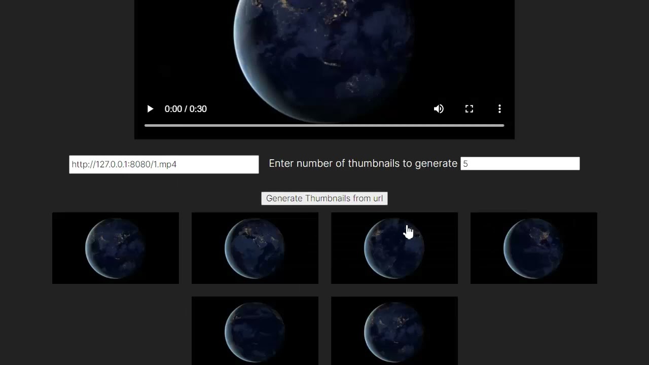 Html5 Video Thumbnail Generator With Vanilla Javascript Youtube