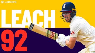👀 92 Runs EVERY BALL | 🏏 Jack Leach With The Bat! | 📺 England v Ireland 2019